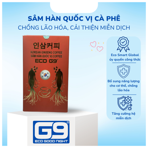 Sâm Hàn Quốc Vị Cà Phê Eco G9 (5PV)