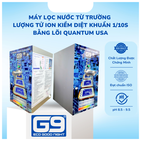 Máy Lọc Nước Từ Trường Lượng Tử ION Kiềm G9 (950PV)